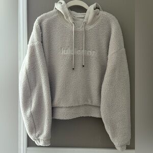 lululemon athletica Textured Fleece Embroidered Logo Hoodie